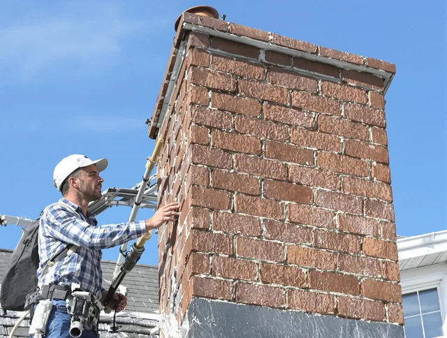 Brickwork for a chimney rebuild by Apopka Chimney Sweep in Apopka, FL