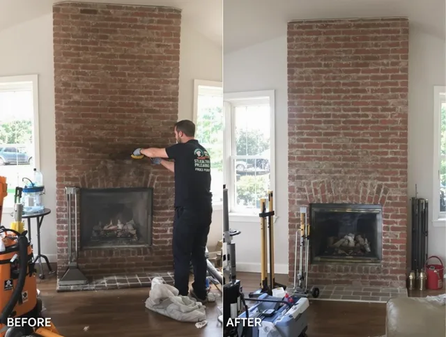 Finished chimney sweeping service by Apopka Chimney Sweep in Apopka, FL