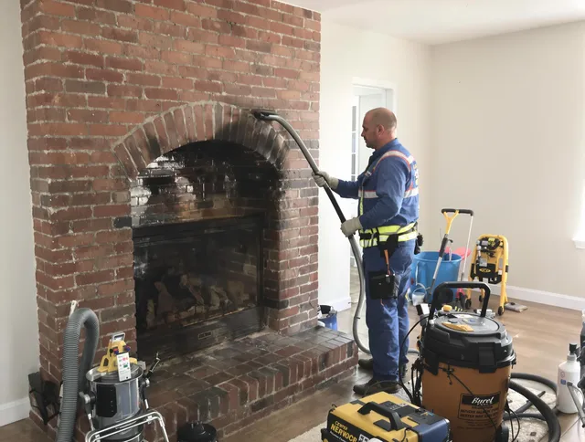 Apopka Chimney Sweep expert performing detailed chimney sweep in Apopka, FL