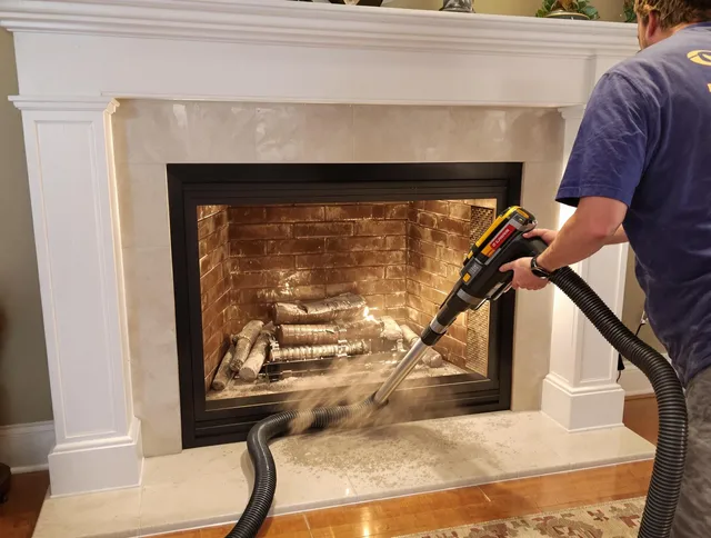 Fireplace cleaning performed by Apopka Chimney Sweep in Apopka, FL