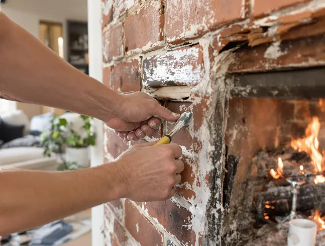 Routine fireplace repair by Apopka Chimney Sweep in Apopka, FL