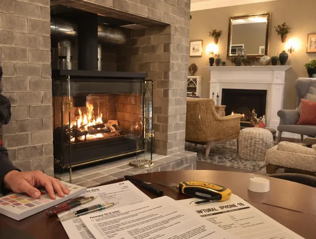 Apopka Chimney Sweep verifying fireplace safety measures in Apopka, FL