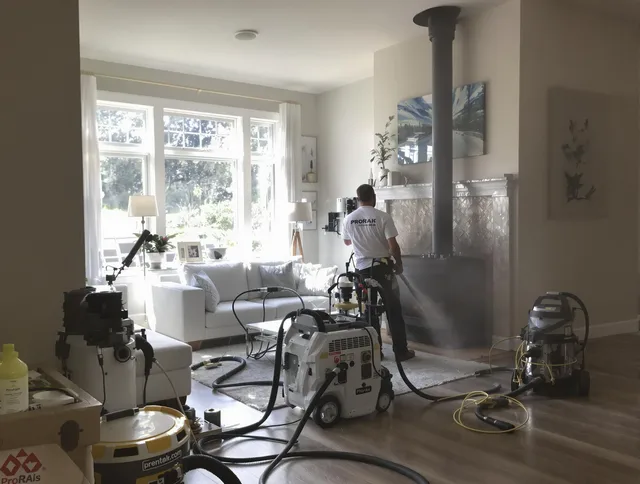 Soot removal service by Apopka Chimney Sweep for a fireplace in Apopka, FL
